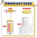 4 Pack Teacher Cups Set Back to School Teacher Gifts, White - Image 2