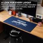 MPCO. American Spirit Gaming Desk Pad, 36" x 17" Duraglyde Fabric Desk Mat - Image 6