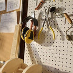 HARFINGTON 50pcs Pegboard Shelving Hooks 8" Stainless Steel Peg Board Display Hook Hanging Holders Wall Mount Organize Tools for Workbench Garage Kitchen Store, Silver - Image 6