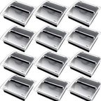 Pop Up Sticky Note Dispenser Sticky Note Holder Pop Up Note Dispenser Transparent Top for 3 x 3 Inch Sticky Notes School Office Home Store Black Base Clear Top (12) by AUECOOME