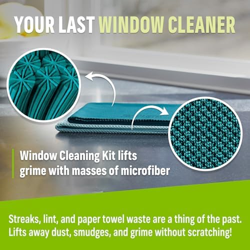 E-Cloth Window and Glass Cleaner Kit, Just Add Water - 2 Kits - Image 5