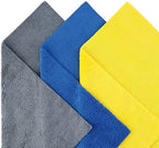 POLYTE Microfiber Cleaning Towel Ultrasonic Cut Edgeless, 16x16 in, 24 Pack - Image 2
