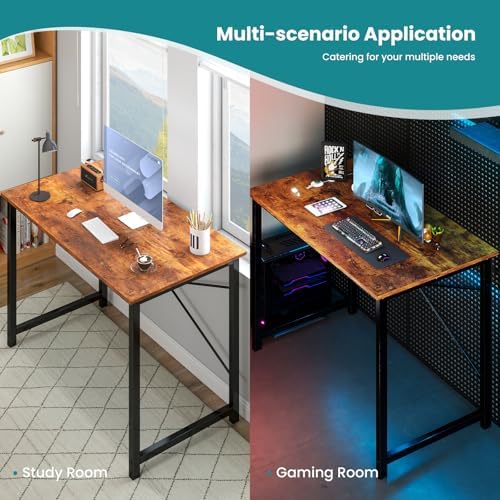 OLIXIS Small Computer Desk, Gaming Desk, Home Office, 40 Inch - Image 6