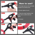 Zhushan Automatic Cable Tie Gun - Tightening and Cutting Tool - Image 5