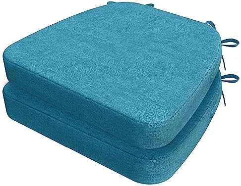 AAAAAcessories Chair Cushions for Dining Chairs, 17 x 16 x 2 in, Set of 2 by AAAAAcessories