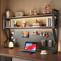 Desk Shelf, 2-Tier Desktop Organizer, 53.1" L,Desk Hutch Storage Rack by Unknown