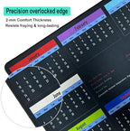 Large Gaming Mouse Pad for Desk 2027 Calendar Pad with Holidays - Image 3