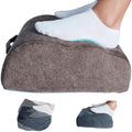 Foot Rest Under Desk for Office, Ergonomic Footrest, 2 Height Levels, Rocking Foot Stool Under Desk, Comfortable Foam Desk Foot Rest for Home Office, Gaming and Work (Dark Taupe) by Unknown