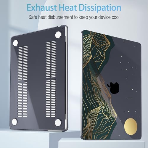 Mektron Case for 2026 MacBook Neo 13-inch A18 Pro chip A3404 Laptop Cover with 13-inch (Diagonal) Liquid Retina Display+ Keyboard Cover+ Screen Protector, Abstract Mountain C112 - Image 3