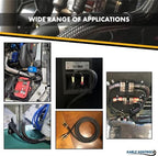 Kable Kontrol PET Expandable Braided Sleeving 3/8” Inch 500’ Ft - White - Image 7