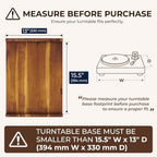 Wooden LP Record Player Stand, 3-Tier Turntable Stand Cabinet Holds up to 100 Albums, Metal Record Storage Holder and Organizer Table, Mid-Century Modern Record Player Holder for Living Room & Bedroom - Image 4