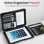 Sooez Toughest Clipboard with Storage, Internal Pen Pouch Included, Letter/ A4 Size, Shockproof Heavy Duty Plastic Clip Boards 8.5x11”, High Capacity Clipboards Box Case for Contractor Trucker Driver - Image 3