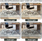 36"x60" Office Chair Mat for Hardwood Floor, Non-Slip Washable Grey - Image 5