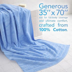 American Soft Linen 100% Cotton Luxury Turkish Towels, 2PC 35x70 Bath Sheet - Image 2