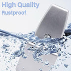4 Packs Sneeze Guard Support, Aluminum Vertical Partition Board Clamp, Acrylic Desk Divider Support Clamp, Desk Shield Privacy Panel Clamps for Clear Shield for Countertop Reception - Image 5