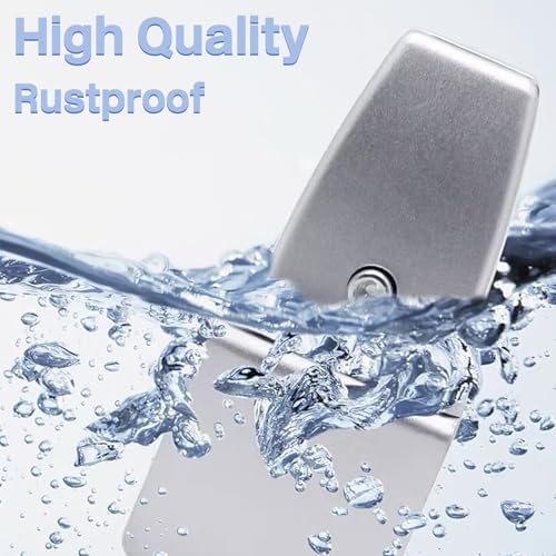 4 Packs Sneeze Guard Support, Aluminum Vertical Partition Board Clamp, Acrylic Desk Divider Support Clamp, Desk Shield Privacy Panel Clamps for Clear Shield for Countertop Reception - Image 5
