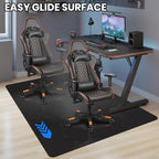 Black Office Chair Mat for Hardwood Floor, 48 x 60 in Desk Floor Protector - Image 7