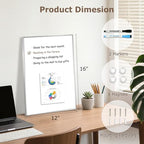 Small Magnetic Whiteboard, 16" x 12" Dry Erase White Board - Image 2