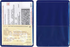 StoreSMART® - Navy Blue-Back Auto Insurance & ID Card Holders - 200 Pack - RFS20-NB200 by StoreSMART
