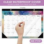 Taja 3 Pack of Desk Calendar 2026-2027, Jul 2026-Dec 2027, 17" x 12" - Image 2