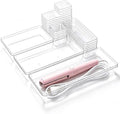 Manalete 31 Pcs Clear Plastic Drawer Organizer, Makeup & Vanity Organizer by Manelete