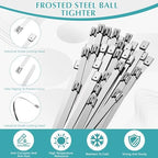 LEIFIDE 500 Pcs Stainless Steel Zip Ties 304 Metal Cable,0.31 X 11.8 Inch - Image 3