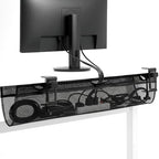 VIVO Black Clamp-on 36 in Mesh Net Cable Management Holder, DESK-AC36MH by VIVO