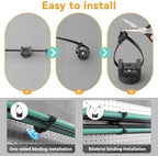 110 Pcs Magnetic Zip Tie Mount Base 26lbs Strong Magnetic Zip Tie Holder Multipurpose Magnet Cable Tie Clips Holder Wire Management Clips for Home Office Marine Electrical Wiring Organization Black - Image 6