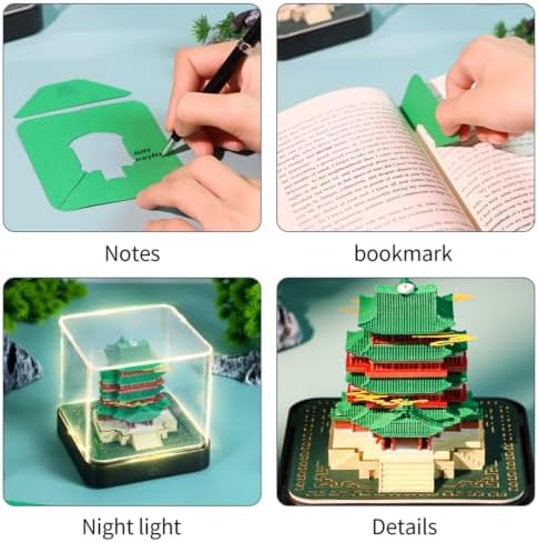 3D Calendar 2027, 3D Creative Time Piece Calendar 2027，Daily Tear-Off Memo Pad with Light, Paper Carving Desktop Decoration, 3D Art Calendar Memo Pad,Unique Holiday Craft Gift - Image 6