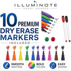 2-Pack Magnetic Dry Erase Whiteboard Set with Stand | Double-Sided 14x11 Desktop Whiteboard | Portable Small White Board for Office & Home | Includes Markers & Eraser - Image 4