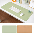 Ruby Lil Natural Cork & PU Leather Dual Side Mouse Pad Laptop Desk Table Protector Desk Writing Pad,Green,80x40cm by RubyLil