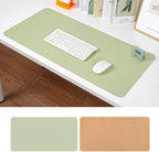 Ruby Lil Natural Cork & PU Leather Dual Side Mouse Pad Laptop Desk Table Protector Desk Writing Pad,Green,80x40cm by RubyLil