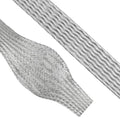 9/16" Wide Tinned Copper Braided Metal Wire Shielding Sleeve Ground Strap Automotive Flat Mesh Flexible Expandable Sheath (15mm ID-52ft) by BuyUneed
