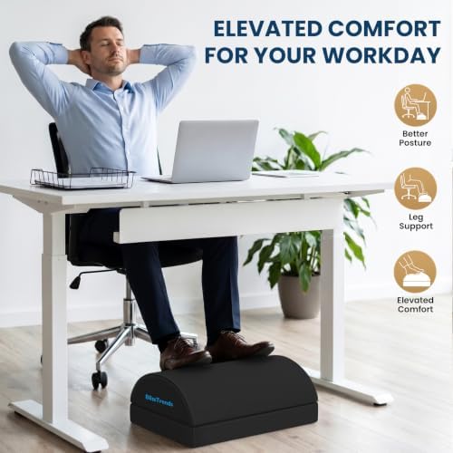 BlissTrends Foot Rest Under Desk, Foot Stool with 2 Adjustable Heights - Image 4