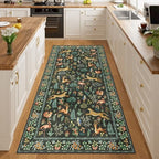 DUKINO 3x6 Kitchen Runner Rug, Washable Animal Rug for Hallway, Black - Image 6