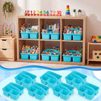 Geelin 24 Pack Classroom Caddy Bulk, 8 x 6.7 x 3.5 inches, Blue - Image 4