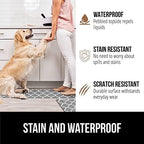 GORILLA GRIP Cushioned Kitchen Mats for Floor, 2 PK, 17x48+17x24 Gray White - Image 4