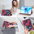 Case for 7" Kindle Paperwhite 12th Generation 2025/2024 & Kindle Colorsoft Signature Edition, Multi-Angle Viewing PU Leather Case with Card Slot for Kindle Paperwhite 2025 - Colorful Butterfly - Image 5
