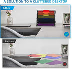SUPEASY Fan Shaped Desk File Organizer, 6-Compartment File Holder for Desk - Image 5