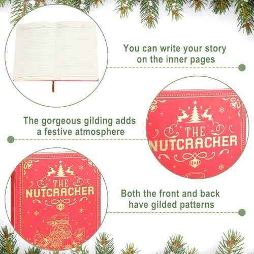 3 Pcs Christmas Coffee Table Books, Decorative Notebook - Image 3
