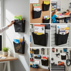 Azar Displays 250088-BLK-2PK Single Vertical Pocket Wall Mount Acrylic File Holder, Letter Size, Black (2-Pack) - Image 4