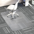 Office Chair Mat for Carpet, 30" X 48" Clear PVC Desk Chair Mat by MESHDO