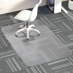 Office Chair Mat for Carpet, 30" X 48" Clear PVC Desk Chair Mat by MESHDO