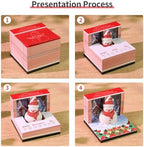 3D Calendar 2027, Desk Time Piece Calendar 2027,Tear-Away 3D Paper Art Notepad w LED Lights,Creative 3D Memo Artsy Pad Calendars, DIY Paper Carving Gift (Christmas Snowman) - Image 6