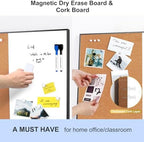 ARCOBIS Cork Board White Board Combo - Image 2