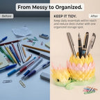 3D Printed Dragon Pencil Holder for Desk, Removable Dragon Egg Pen Holder, Cute Pencil Cup Desk Organizer for Pens, Pencils, Paper Clips, Makeup Brushes, Fantasy Desk Decor Gift for Kids - Image 4