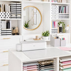 BLU MONACO | Cardboard Magazine File Holder Set of 4 | Vertical Magazine File Holder for Desk and Shelves | Standing File Holder for Classroom School Paper Storage - Image 5