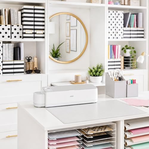BLU MONACO | Cardboard Magazine File Holder Set of 4 | Vertical Magazine File Holder for Desk and Shelves | Standing File Holder for Classroom School Paper Storage - Image 5