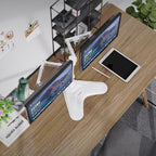 Mount-It! Dual Monitor Desk Stand Mount for 2 Screens VESA 75x75 & 100x100 - Image 5