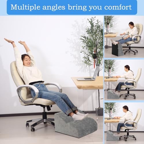 Foot Rest for Under Desk at Work.Multifunctional 3-Tier Foot Stool - Image 6